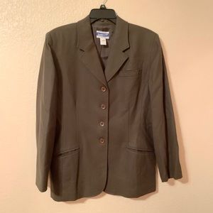 Pendleton 100% Virgin Wool Olive Blazer